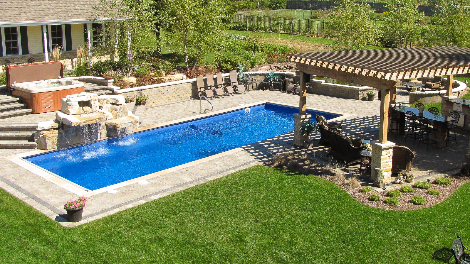 The Marvelous Rectangle Fiberglass Swimming Pool Imagine Pools