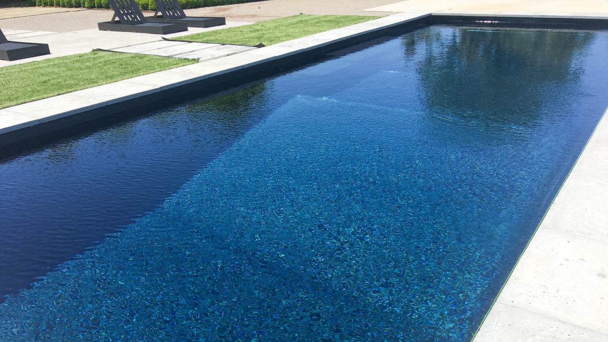 The Celebration - rectangle fiberglass swimming pool - Imagine Pools