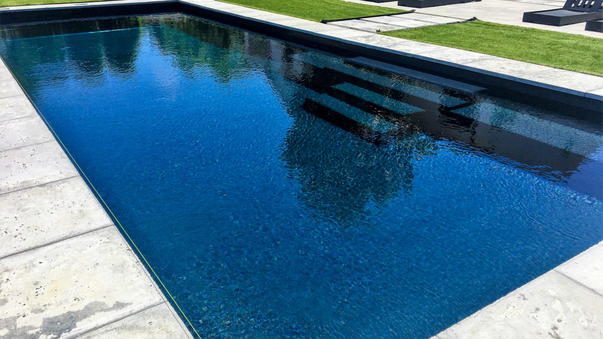 The Celebration - rectangle fiberglass swimming pool - Imagine Pools