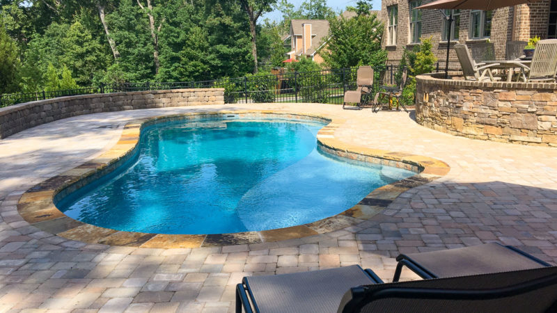 The Inspiration - freeform fiberglass swimming pool - Imagine Pools