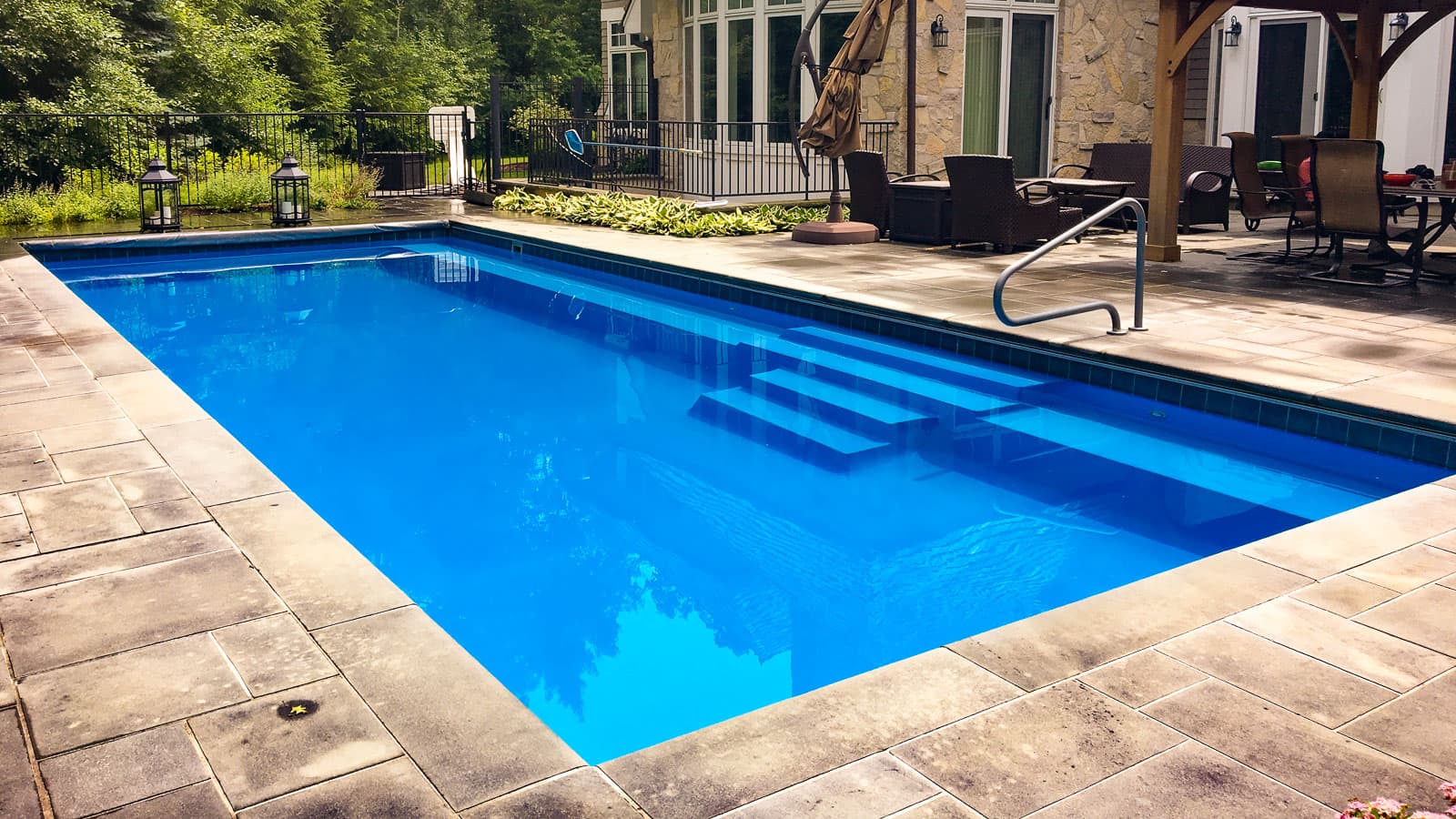 fiberglass pools rectangle