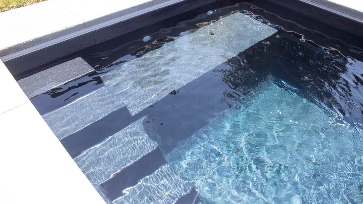 The Vision - small fiberglass swimming pool