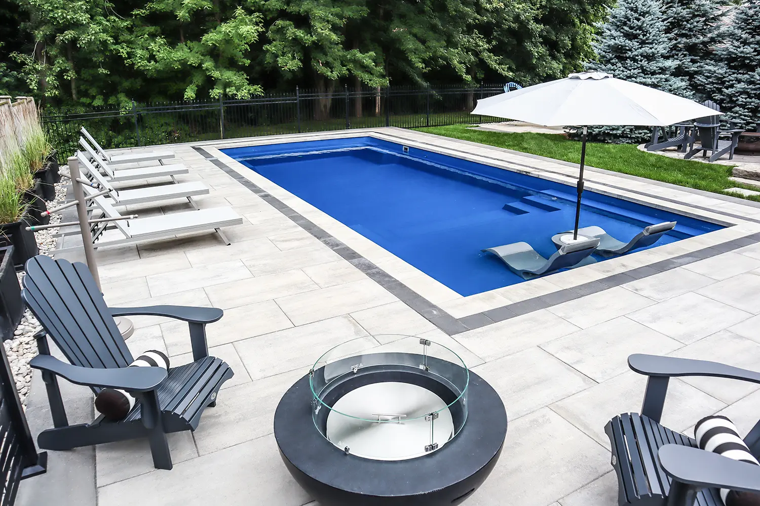 This Illusion 35 is an ideal fiberglass pool and pool of the month