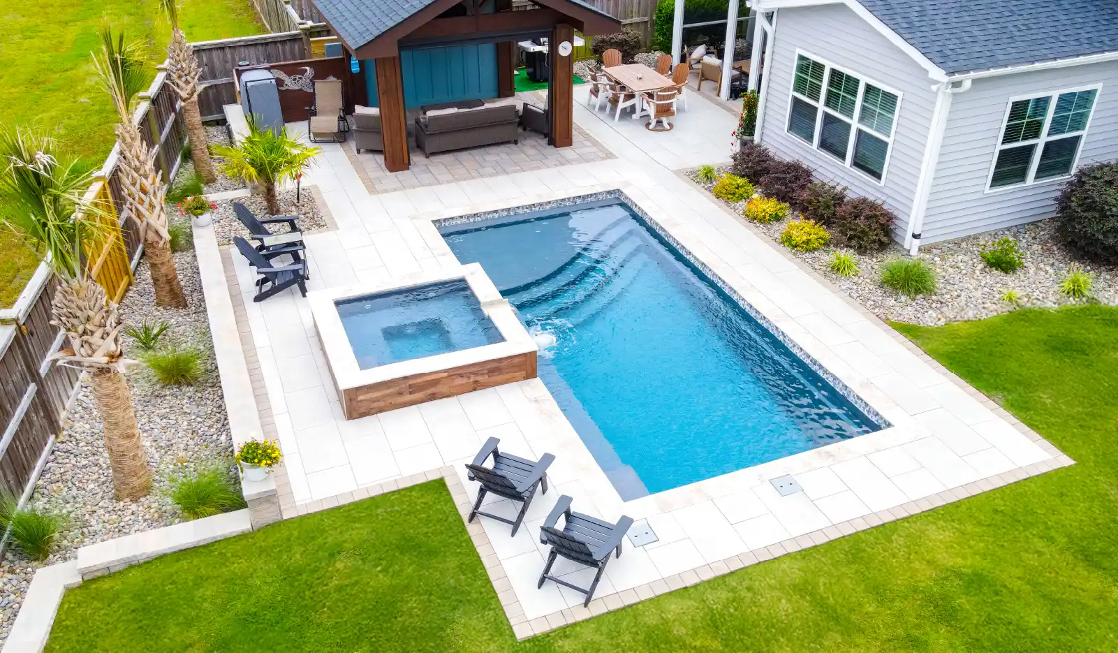 july 2025 pool of the month winner: the bliss 26' with mystique spa