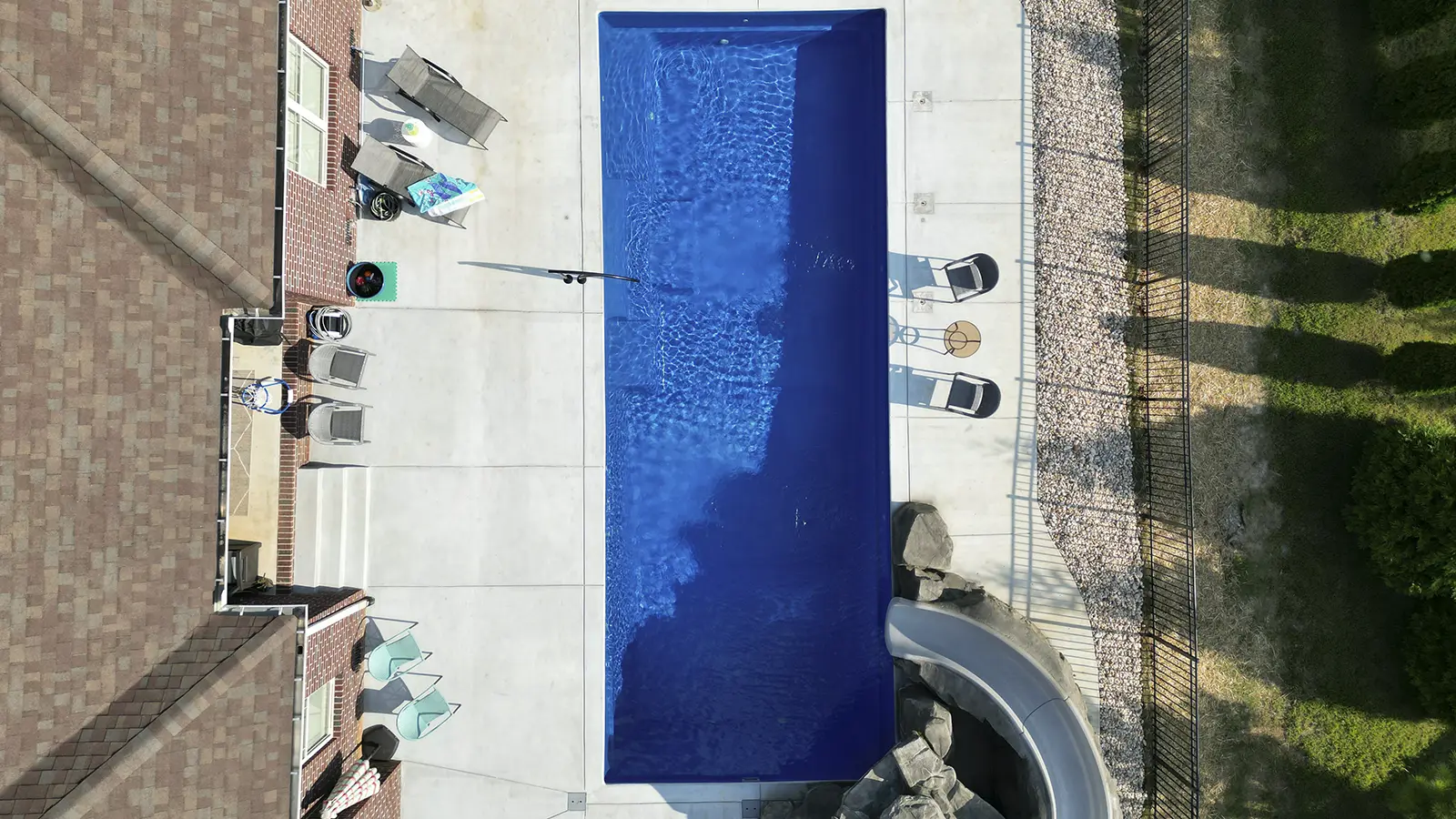 The Imagine Pools Celebration Fiberglass Pool