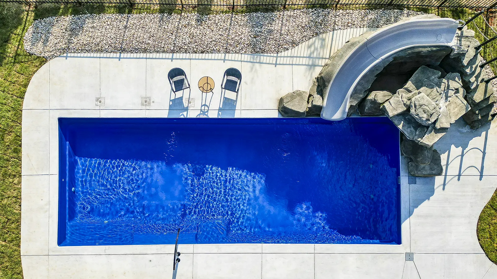 The Imagine Pools Celebration Fiberglass Pool