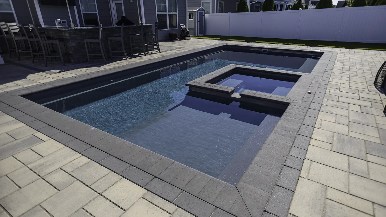 Exquisite 30 Storm Grey side view Imagine Pools