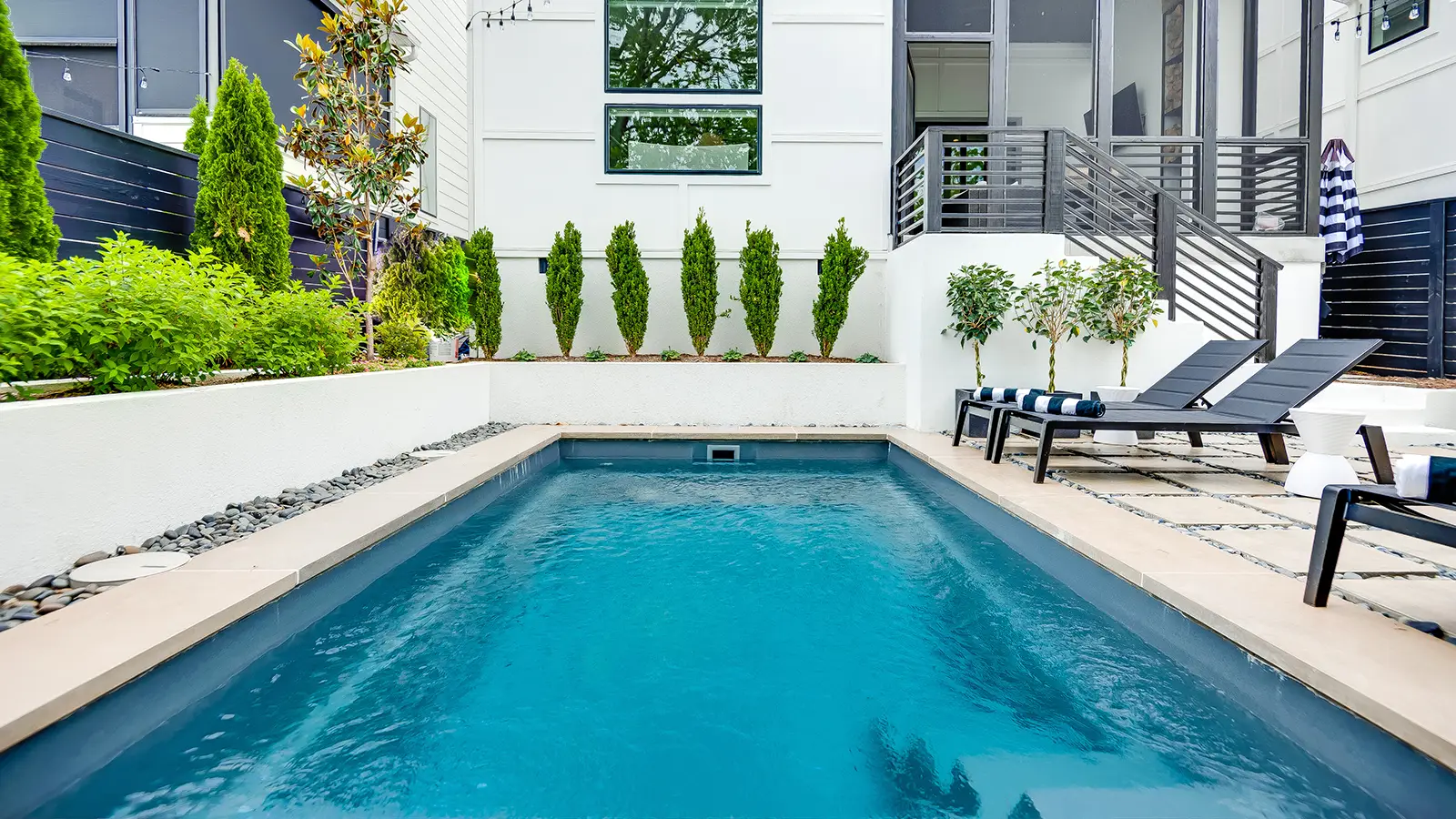 Imagine Pools Vision Fiberglass Pool family friendly