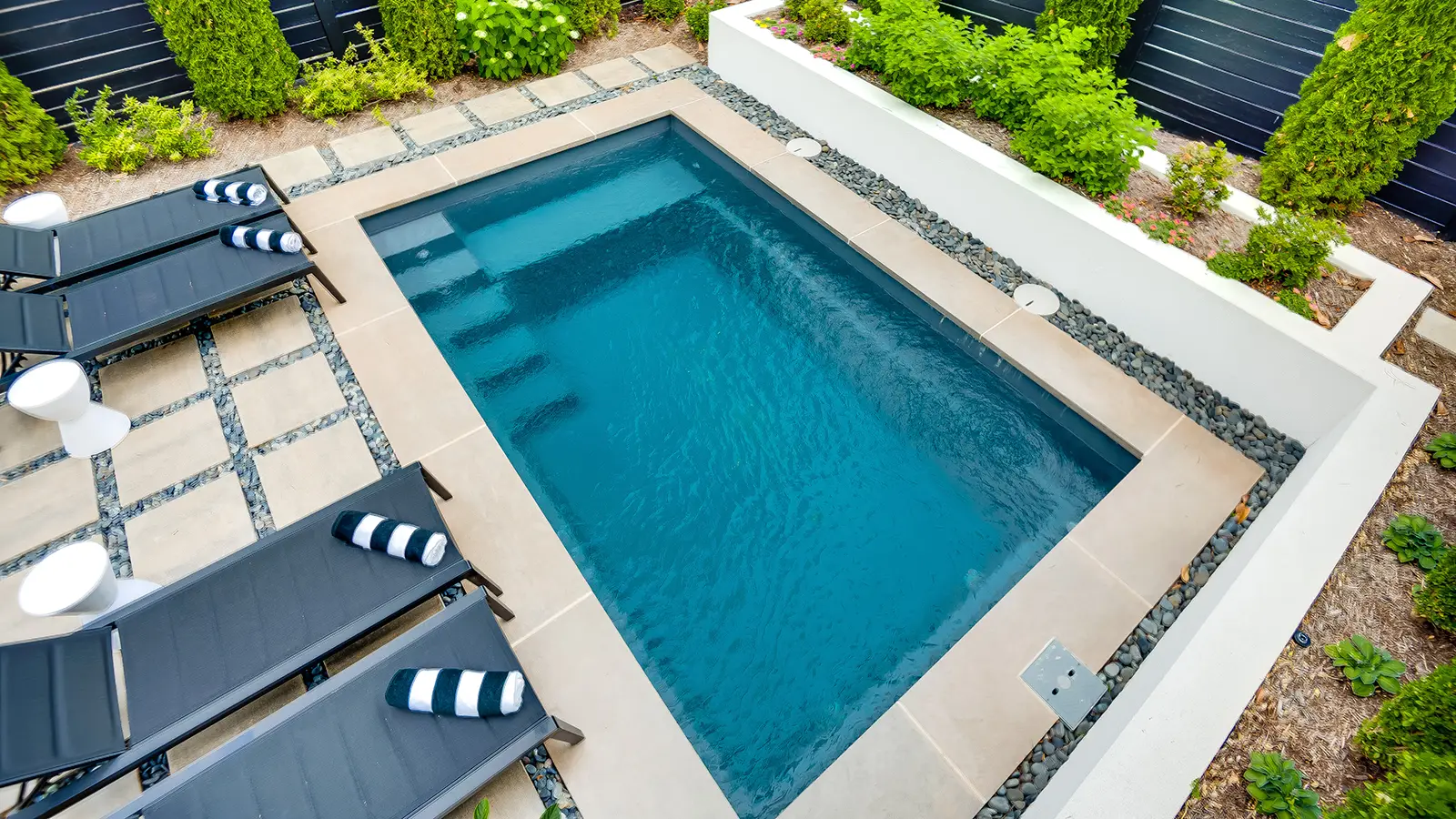 Imagine Pools Vision Fiberglass Pool overshot