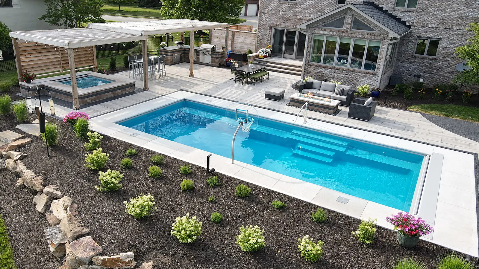 The Imagine Pools Marvelous Fiberglass Pool
