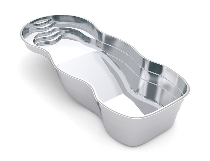 Elation 3D Image Imagine Pools Elation Fiberglass Freeform Pool 3D Image