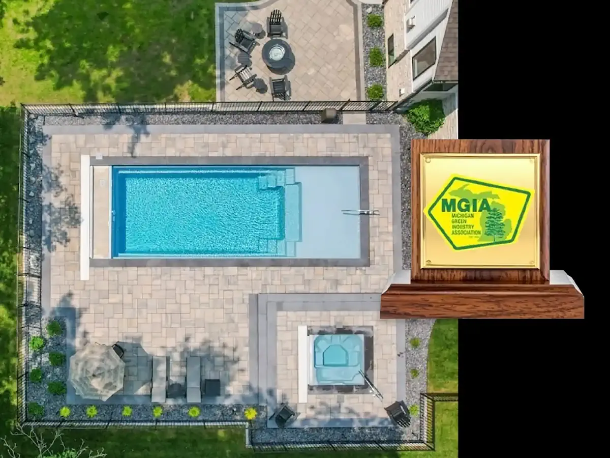 Michigan backyard becomes a resort escape with a Freedom pool
